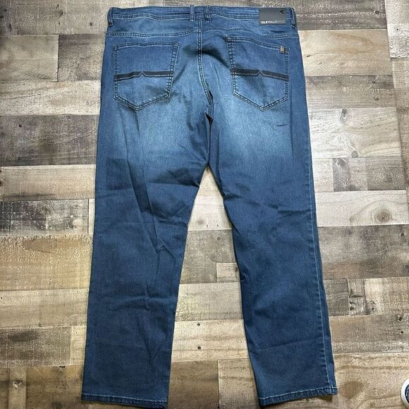 Buffalo David Bitton Men’s Size 40x30 Axel Slim Stretch Jeans Dark Wash Denim - Picture 6 of 11